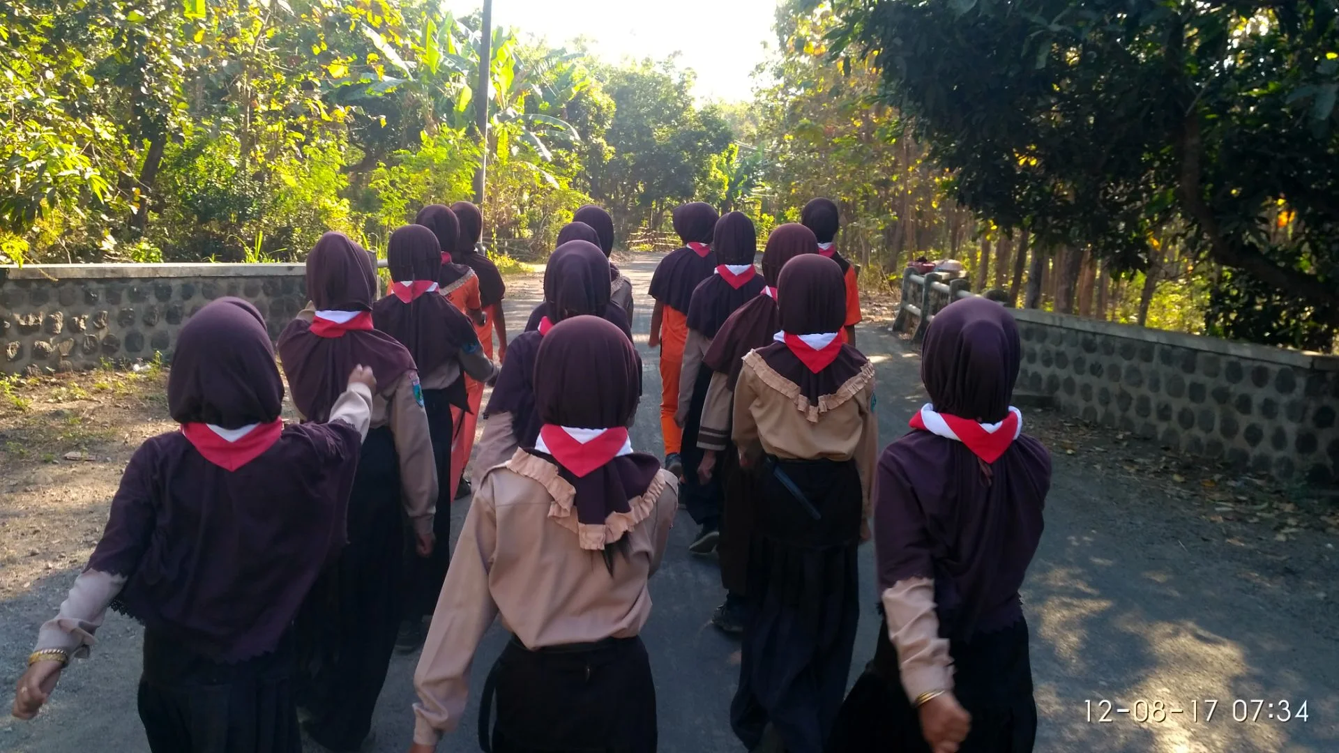 Latihan Kepanduan Pramuka & Ketangkasan Baris Berbaris